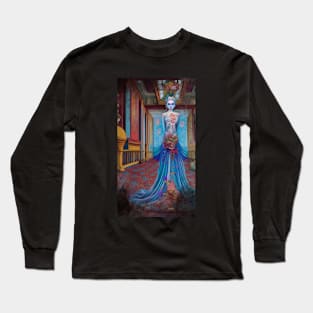 Surreal in Blue Long Sleeve T-Shirt